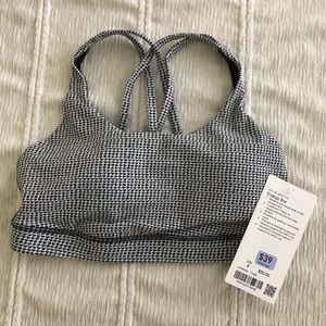 NWT Lululemon Energy Bra TTWB size 8